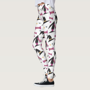 Leggings Chapeau de sorcière d'Halloween Bonbon Araignée