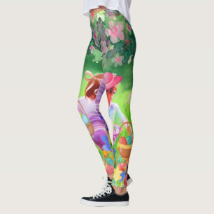 Leggings Chasse aux oeufs de Pâques