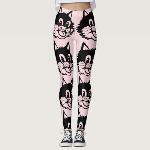 LEGGINGS CHAT AMOUREUX DES CHATS SOURIS RETRO LEGINGS YOGA 