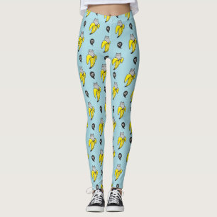 Leggings Chat en banane