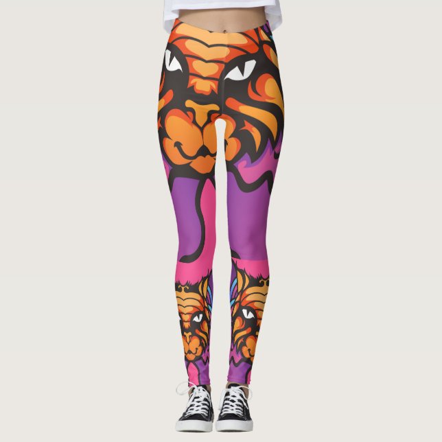 LEGGINGS CHAT GINGER BOHO YOGA PANTS LEGINGS (Devant)
