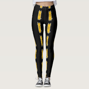 Leggings Chat Mignon avec la Chaleur des Moustaches Design 