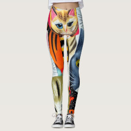 Leggings Chats Beaux et Beaux