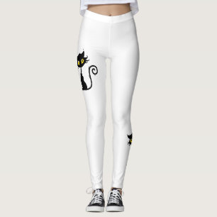 Leggings Chats noirs adorables et fantaisistes