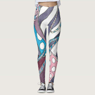Leggings Chaussures de talon haut de guêtres de yoga
