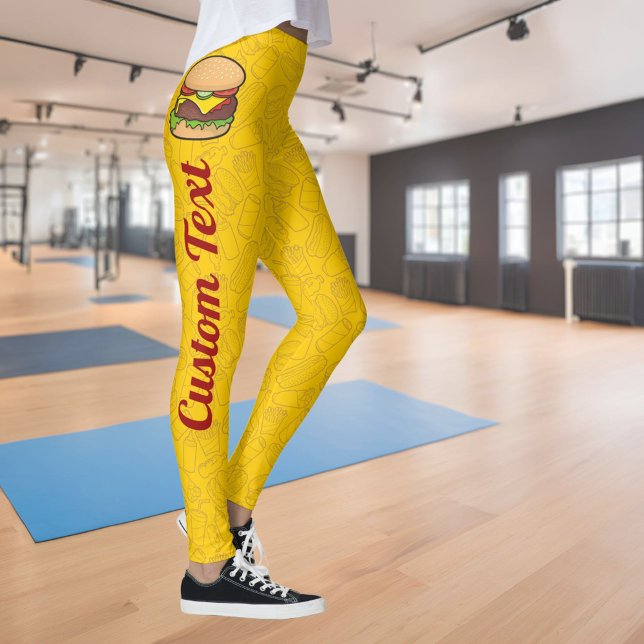 Leggings Cheeseburger (Créateur téléchargé)
