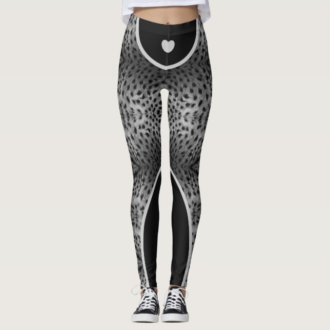 Leggings Cheetah Heart You ! (Devant)