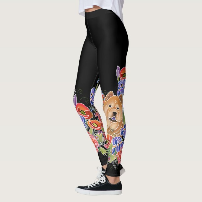 Leggings CHEMIN DE JARDIN DOUX - Légendes de Chow (Gauche)