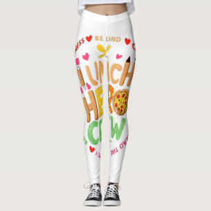 Leggings Chemise d'équipe de héros du déjeuner, Dame travai