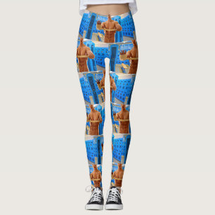 Leggings ChemiseSlipperyJoe homme musclé torse nu abs sho