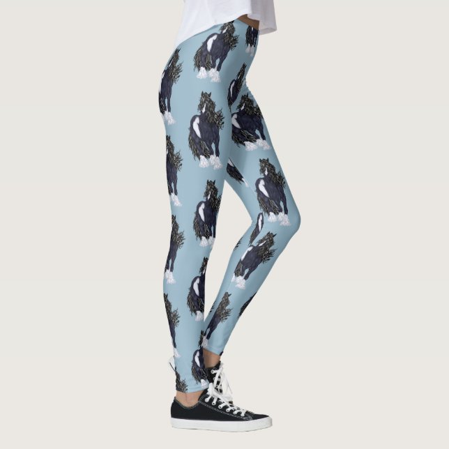 Leggings Cheval à baguette de la bannière tzigane (Droite)