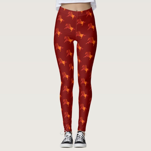 Leggings Cheval de Feu (Devant)