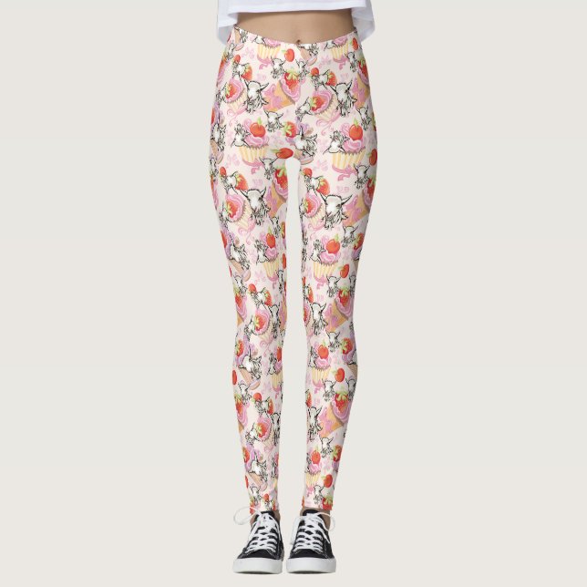 Leggings CHÈVRES ET DOUCES | par TotallyGoatally™ (Devant)