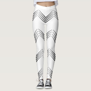 Leggings Chevrons demi-tonalités Abstraits