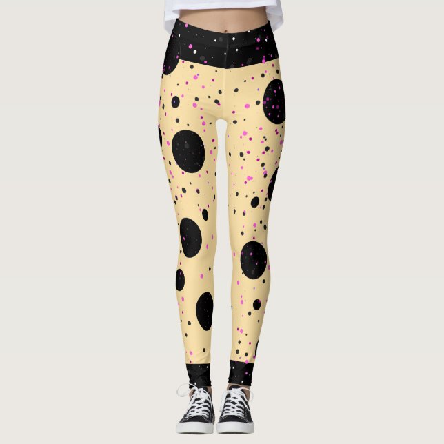 Leggings Chic Polka Dot Style (Devant)