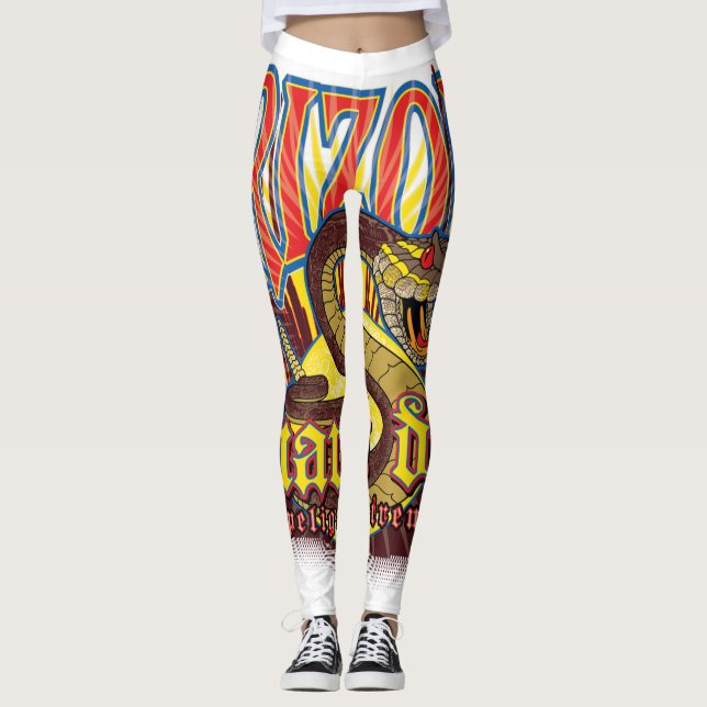 Leggings Chien de garde d'Arizona serpent (Devant)