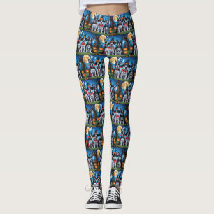 Leggings Chiens Cane Corso Citrouille Halloween Drôle