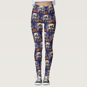 Leggings Chiens de berger anatoliens Citrouille Halloween d