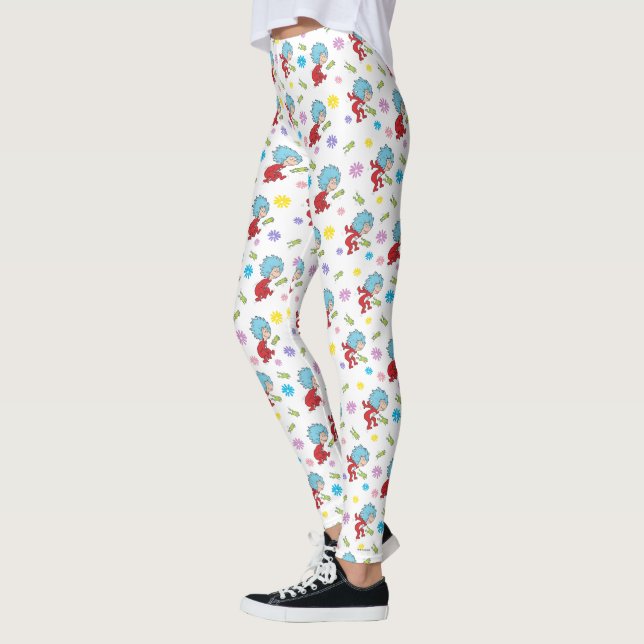 Leggings Chose Une Chose Deux Chaussures Hoppy Motif (Gauche)