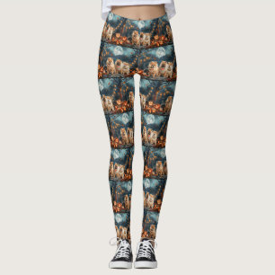 Leggings Chow Chow Halloween Épouvante