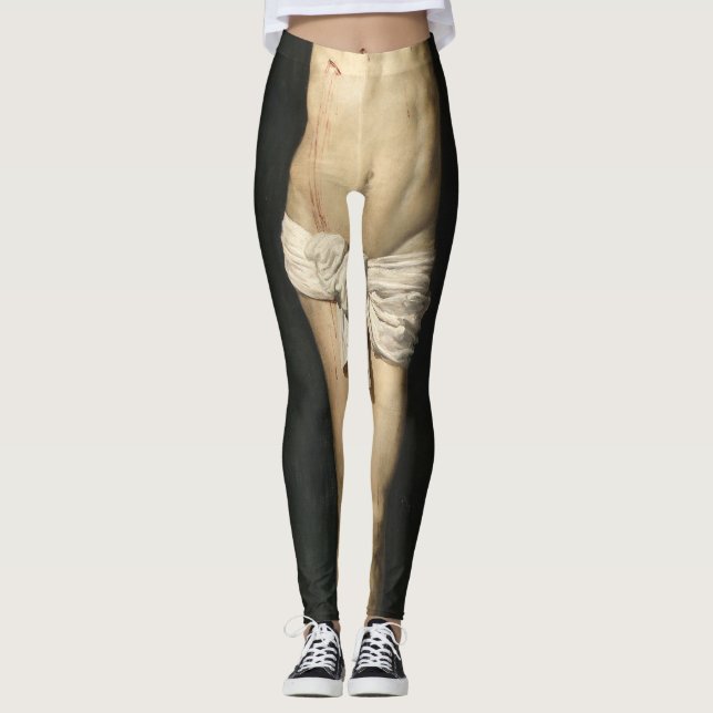 Leggings Christ Crucifié Par Diego Velazquez (Devant)