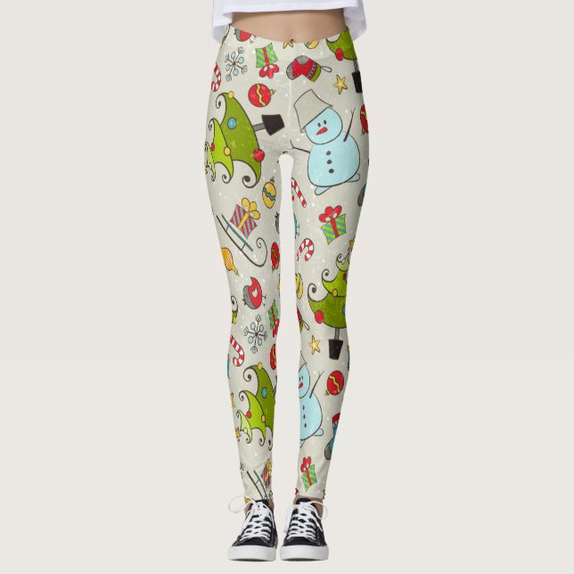 Leggings Christmas Wonderland Fun (Devant)