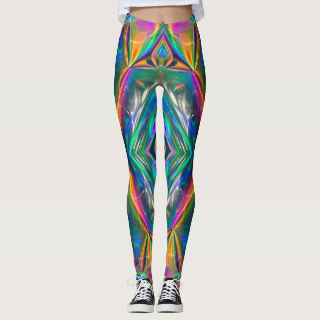 Leggings Chrome Iridescente (Devant)