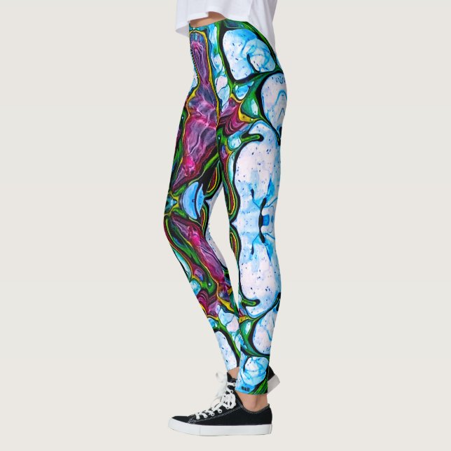 Leggings Chrysalides dans les légumineuses à neige des forê (Gauche)