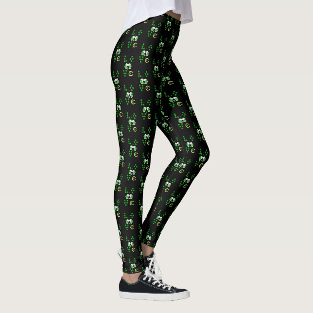 Leggings Chuck Shamrock Dublin Day Horseshoe irlandais (Droite)
