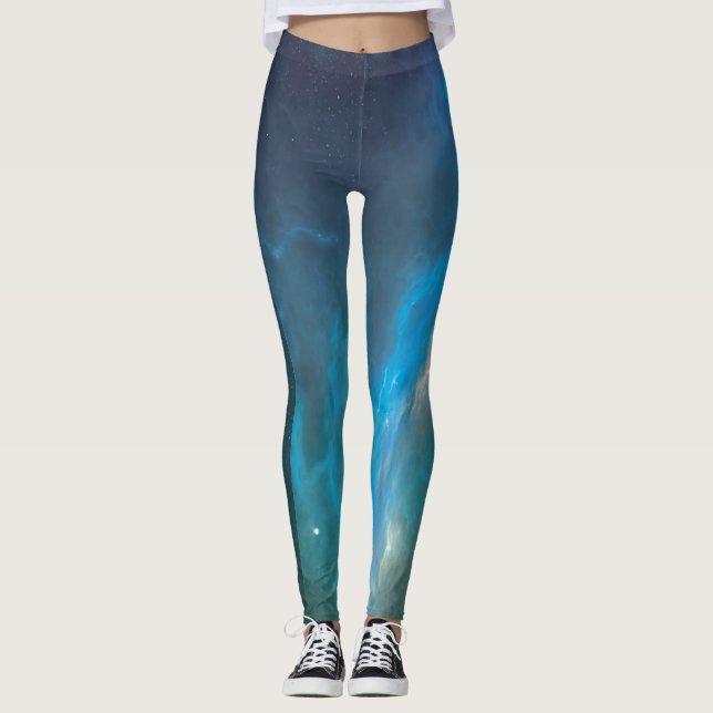 Leggings Ciel céleste (Devant)
