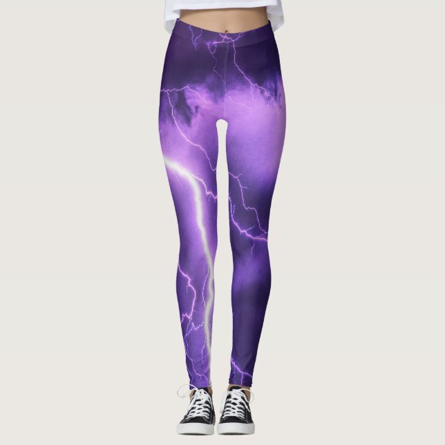 Leggings ciel magnifique, tonnerre (Devant)