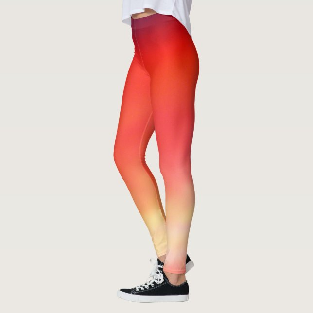 Leggings Ciel Rouge La Nuit. (Gauche)