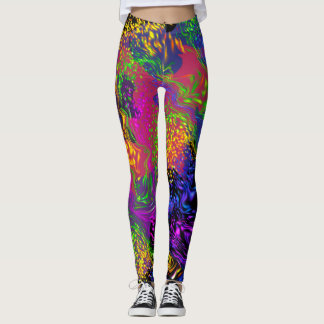 Leggings Ciel spatial sous l'eau