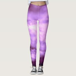 Leggings Ciel violet spectaculaire