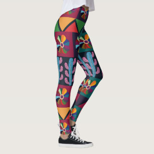 Leggings Cinco De Mayo Motif mexicain d'art