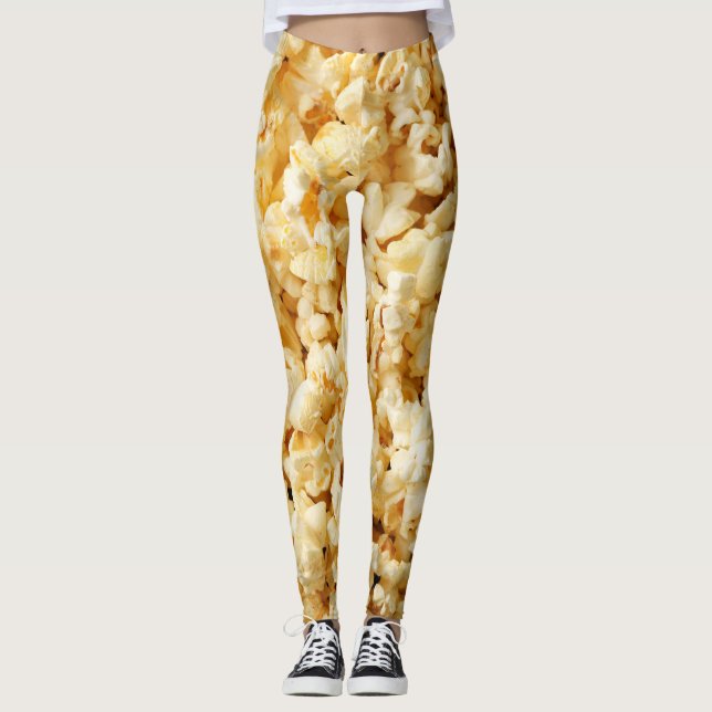 Leggings Cinéma Popcorn Arrière - plan complet. (Devant)