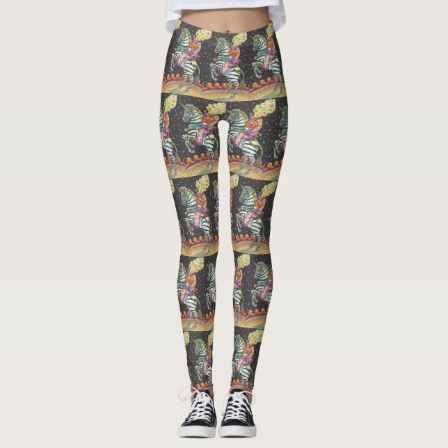 LEGGINGS CIRCUS EN COURBURE, HAUT-DE-CHAUSSÉE DE L'UNICORN  (Devant)