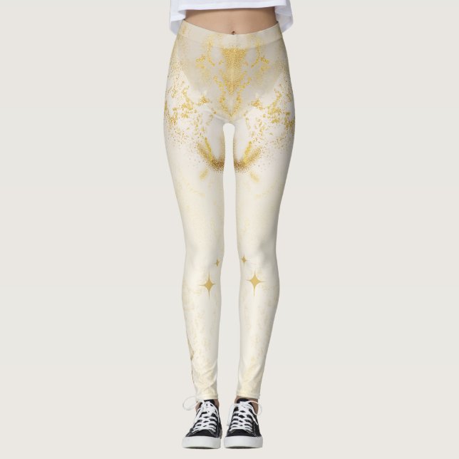 Leggings Citations esthétiques personnalisées en résine d'o (Devant)