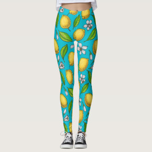 Leggings Citron bleu