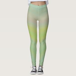 Leggings ~ citron pâle et vert