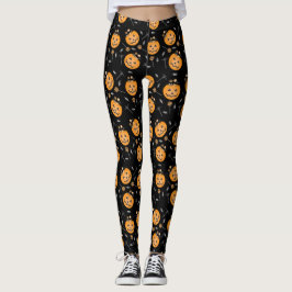 Leggings Citrouille Halloween Candy Lollipop
