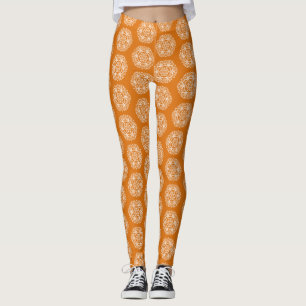 Leggings Citrouille Pie Mandala