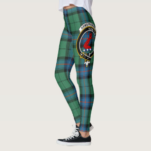 Leggings Clan Armstrong Ancien Crête Tartan Femmes