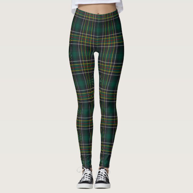 Leggings Clan Cockburn Tartan Plaid (Devant)