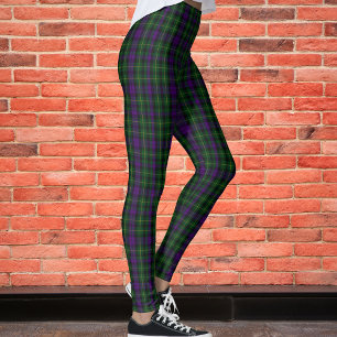 Leggings Clan écossais Abercrombie Tartan Plaid Motif