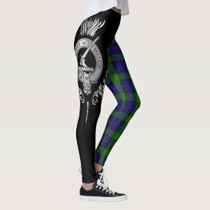 Leggings Clan Gunn Crest & Tartan