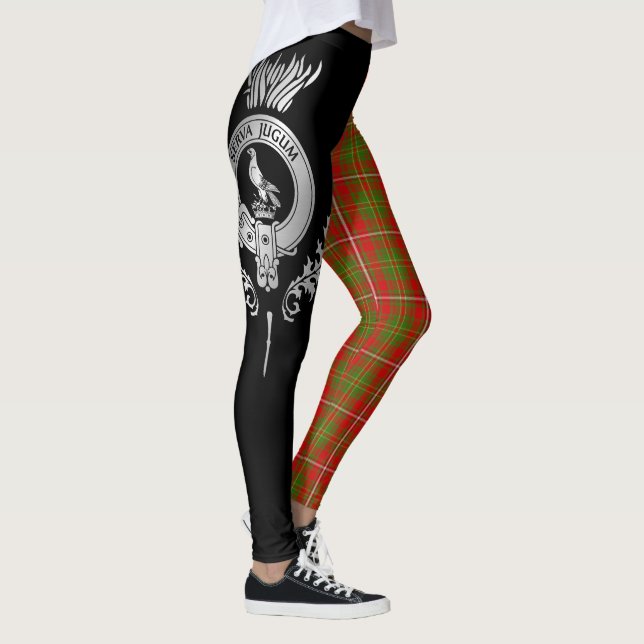 Leggings Clan Hay Crest & Tartan (Droite)