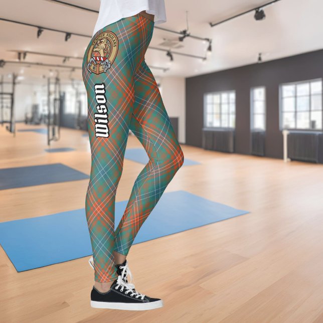 Leggings Clan Wilson Ancienne Tartan (Créateur téléchargé)