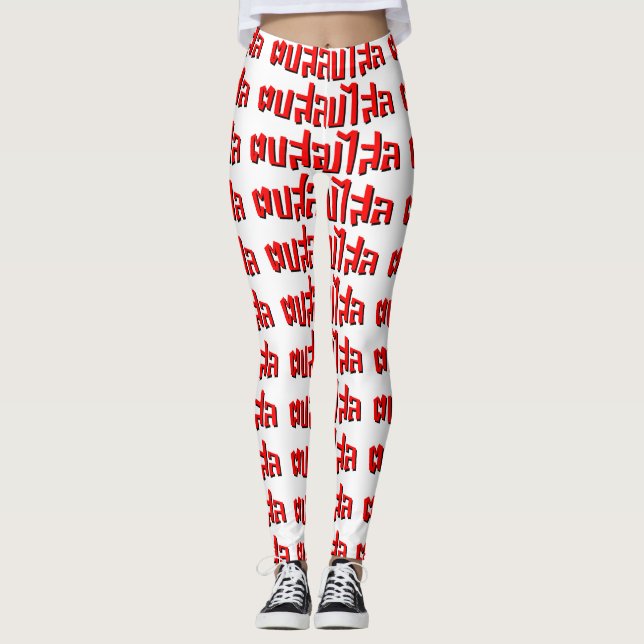 Leggings Claque thaïlandaise de ☆ de Dop Salop Salai de ☆ (Devant)