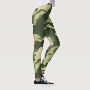 Leggings classiques à camouflage - Impression mili